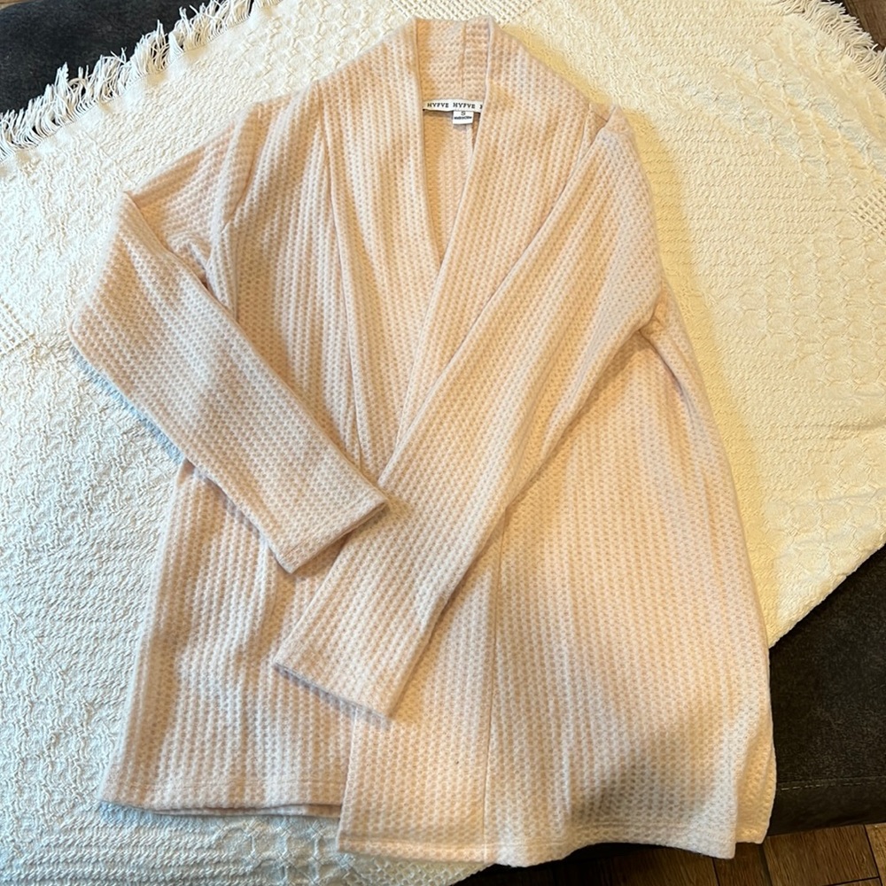 NWOT Waffle Knit Cardigan